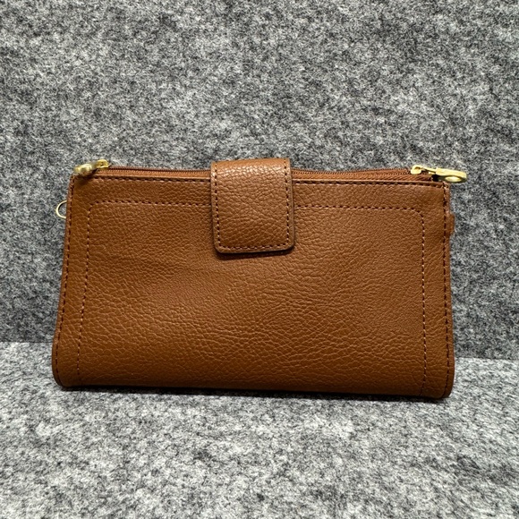 Relic‎ Leather Dylan Wristlet Wallet in Saddle Color - Picture 2 of 5